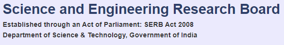 Science and Engineering Research Board
Established through an Act ot Parliament: SERB Act 2008
Department ot Science & Technology, Govemment ot India
