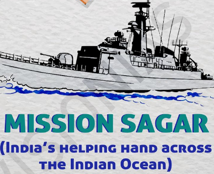 MISSION SAGAR
(Inoua's HeLP1nG HanD acnoss
THe Inman Ocean)