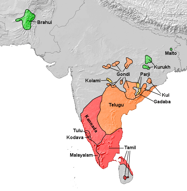 Ancestral Dravidian languages