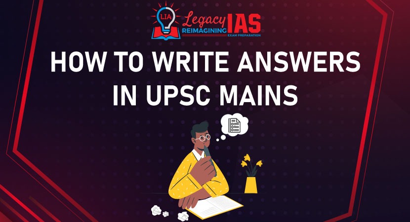 How to write answers in UPSC mains
