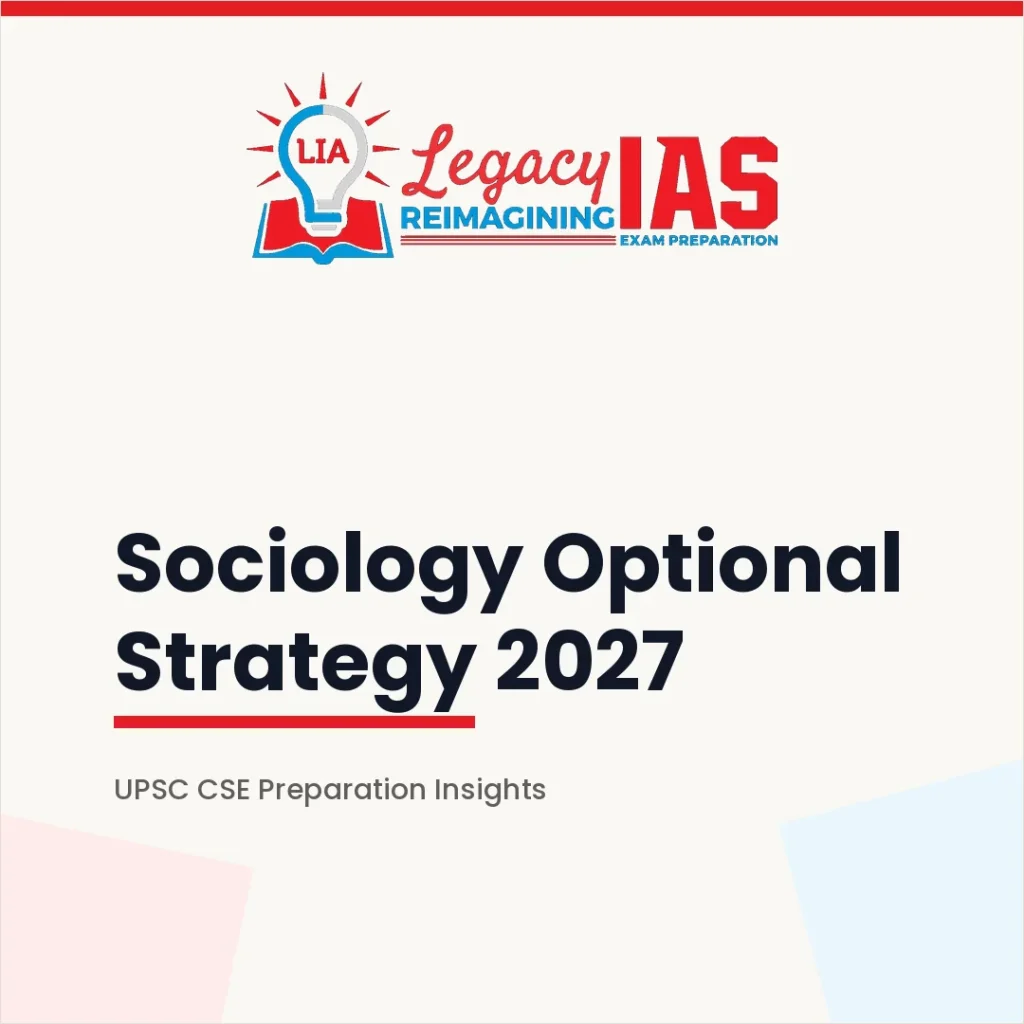 Sociology Optional Strategy 2027