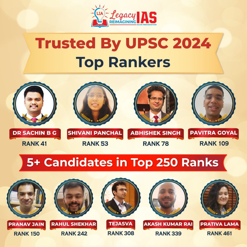 Legacy IAS topper 2024