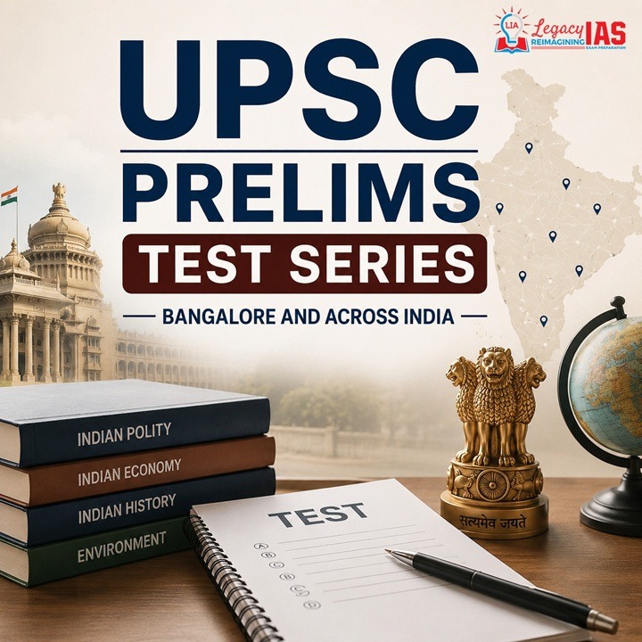 Best UPSC Prelims Test Series 2026 in Bangalore | Legacy IAS Academy