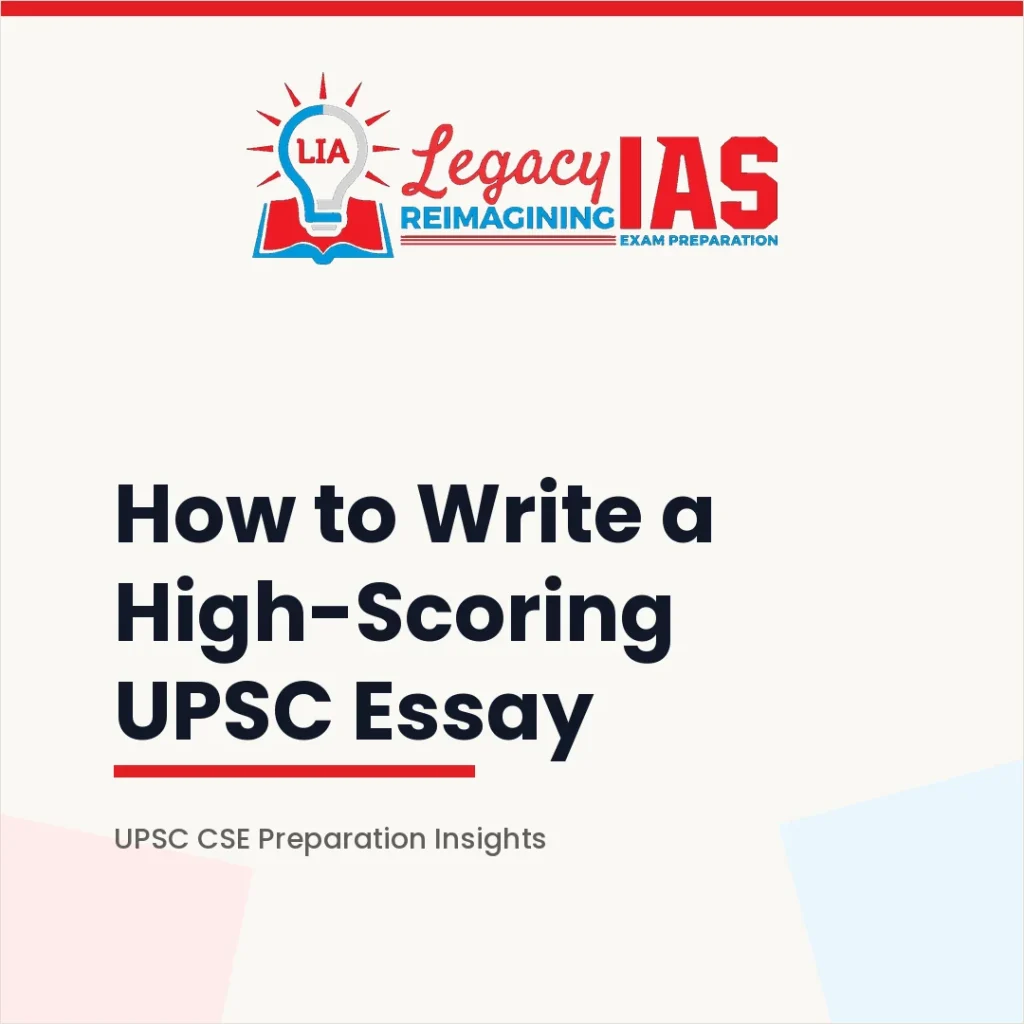how to write UPSC essay