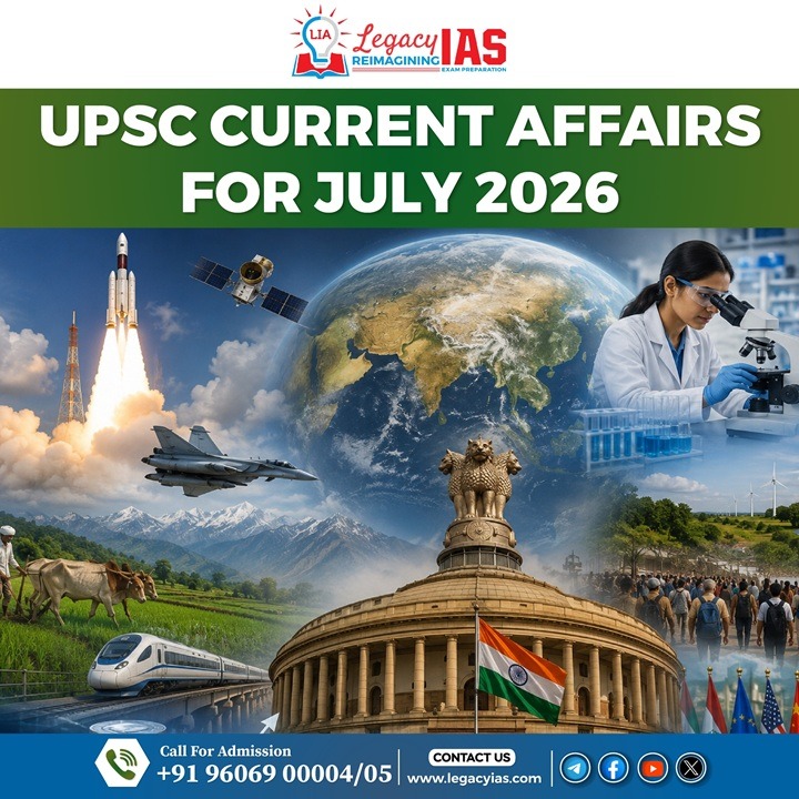 UPSC Current Affairs For July 2026
