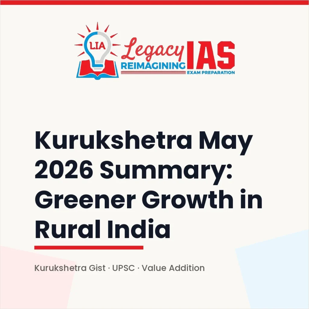 UPSC Kurukshetra Monthly Magazine – May 2026