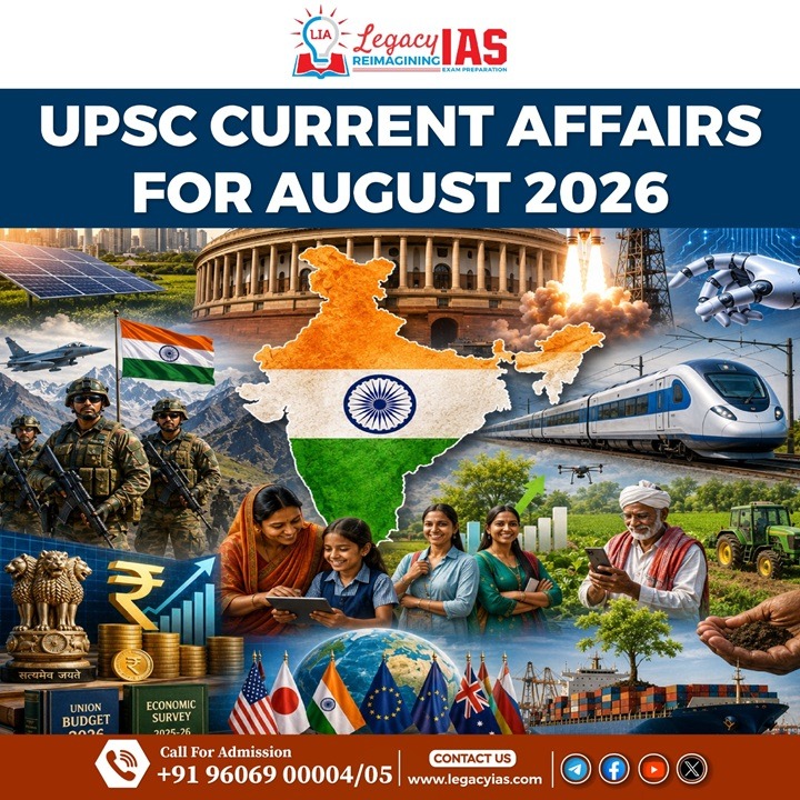 UPSC Current Affairs For August 2026