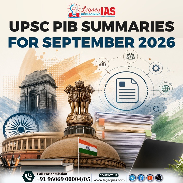 UPSC PIB Summaries For September 2026 LIA