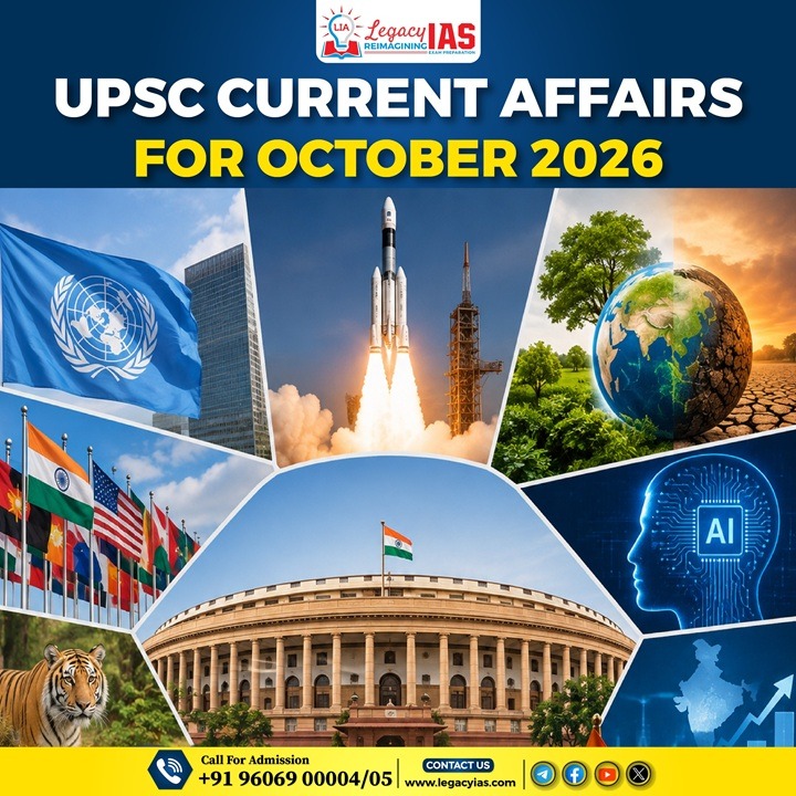 UPSC Current Affairs For October 2026 LIA